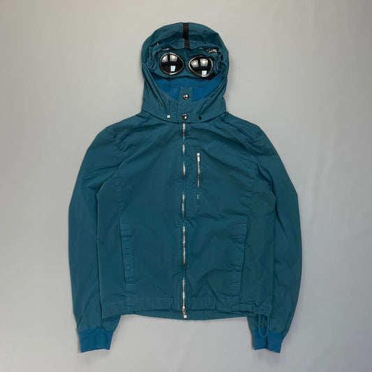 CP Company Blue Nycra Goggle Jacket