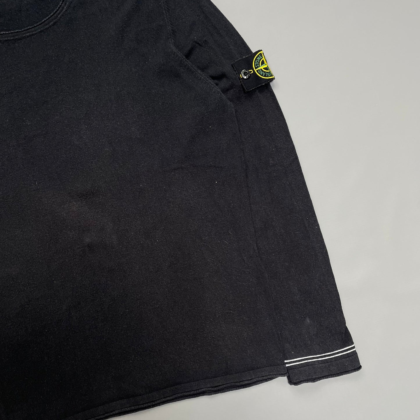 Stone Island Lightweight Navy Knit Jumper