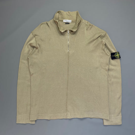 Stone Island Light Brown Quarter Zip SS05