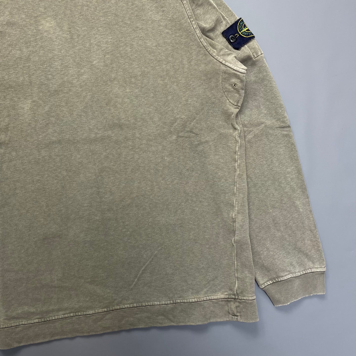 Stone Island Khaki Jumper w/ Back Panels