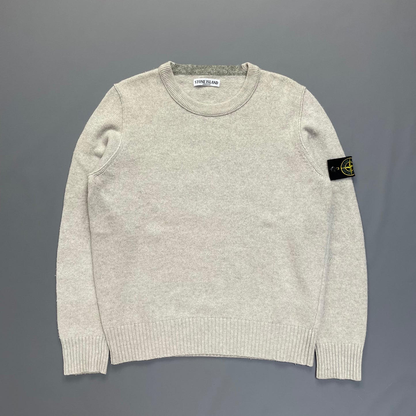 Stone Island Beige AW11 Midweight Knit Jumper