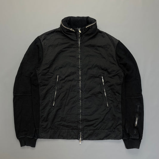 CP Company Black Cotton Jacket w/ Concealed Hood SS07