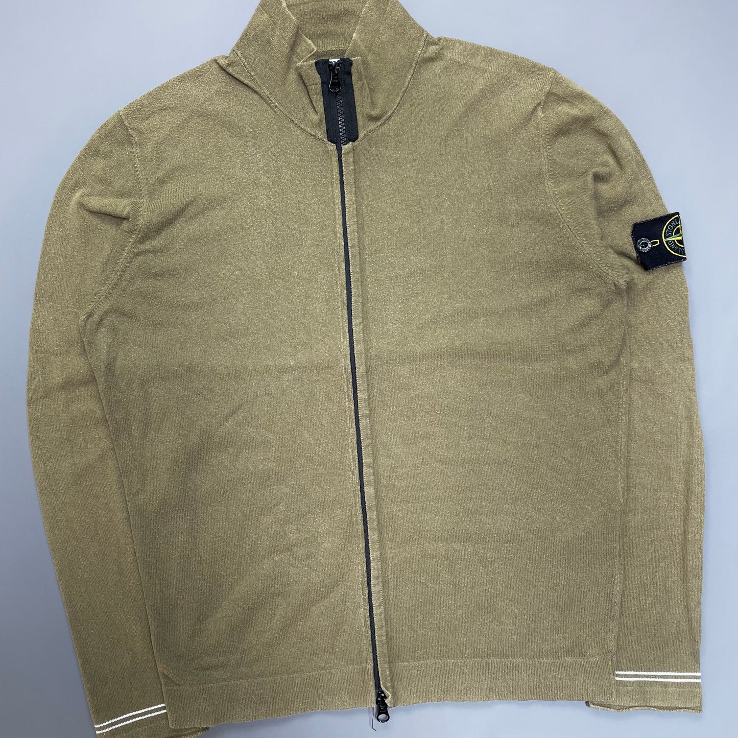 Stone Island Khaki Green SS17 Lightweight Knit Jumper