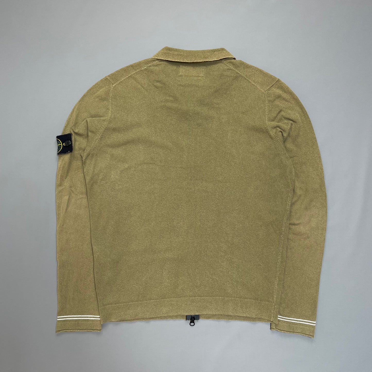 Stone Island Khaki Green SS17 Lightweight Knit Jumper