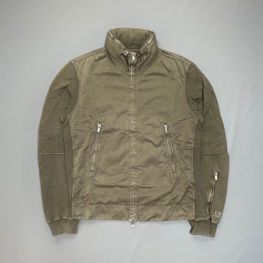 CP Company Brown Cotton Jacket w/ Concealed Hood SS07