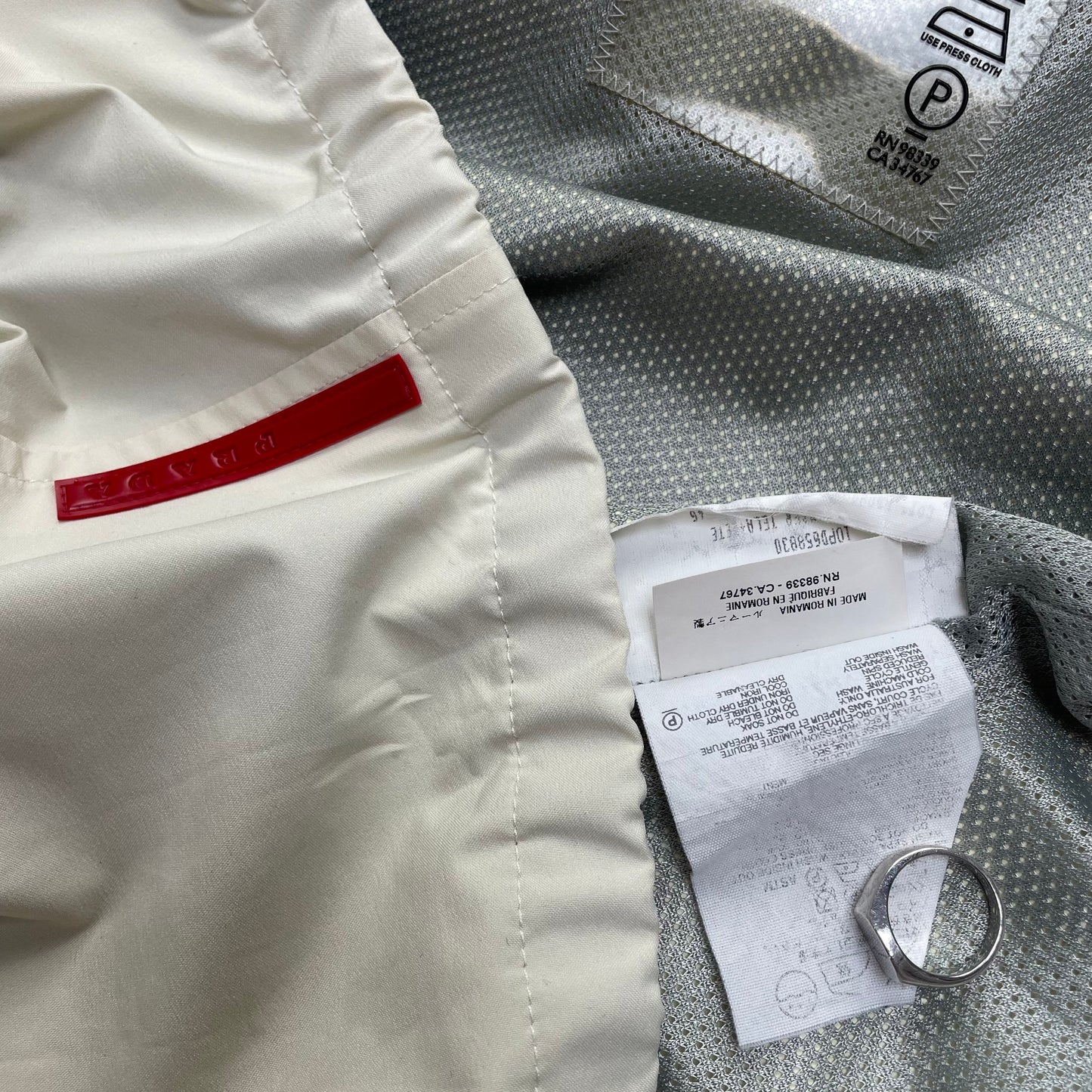 Prada Sport Cream Goretex Jacket