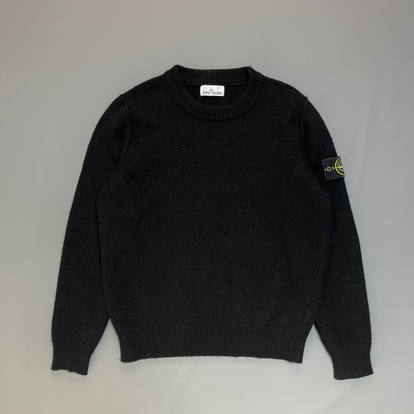 Stone Island Black Knit Jumper