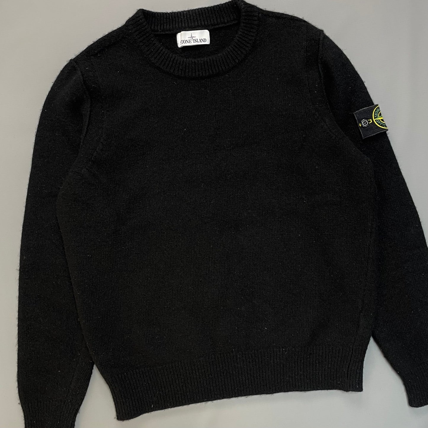 Stone Island Black Knit Jumper