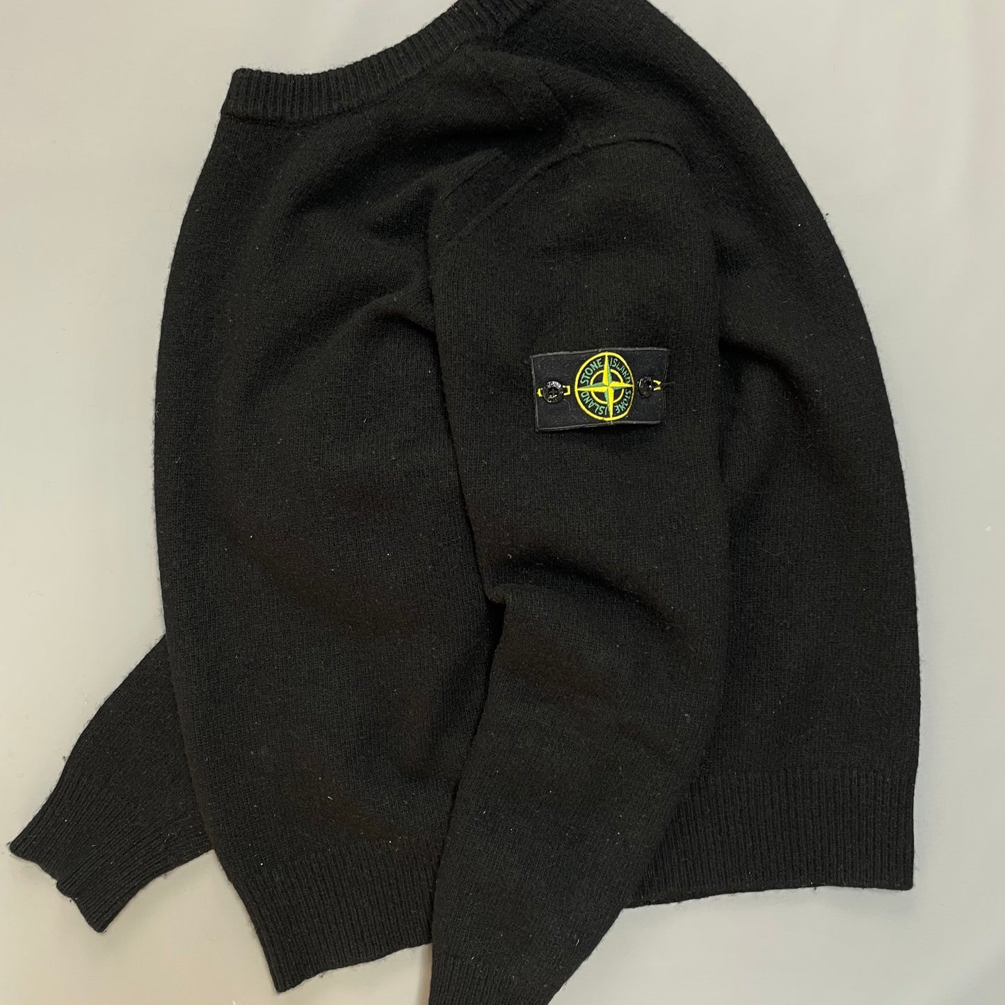 Stone Island Black Knit Jumper