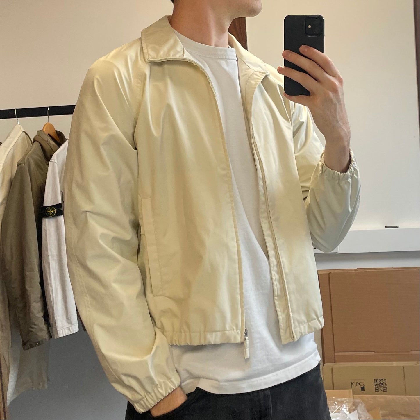 Prada Sport Cream Goretex Jacket