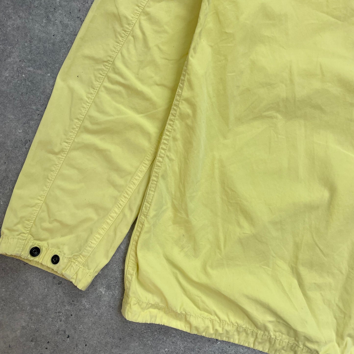 Stone Island Yellow Zip-Through Overshirt