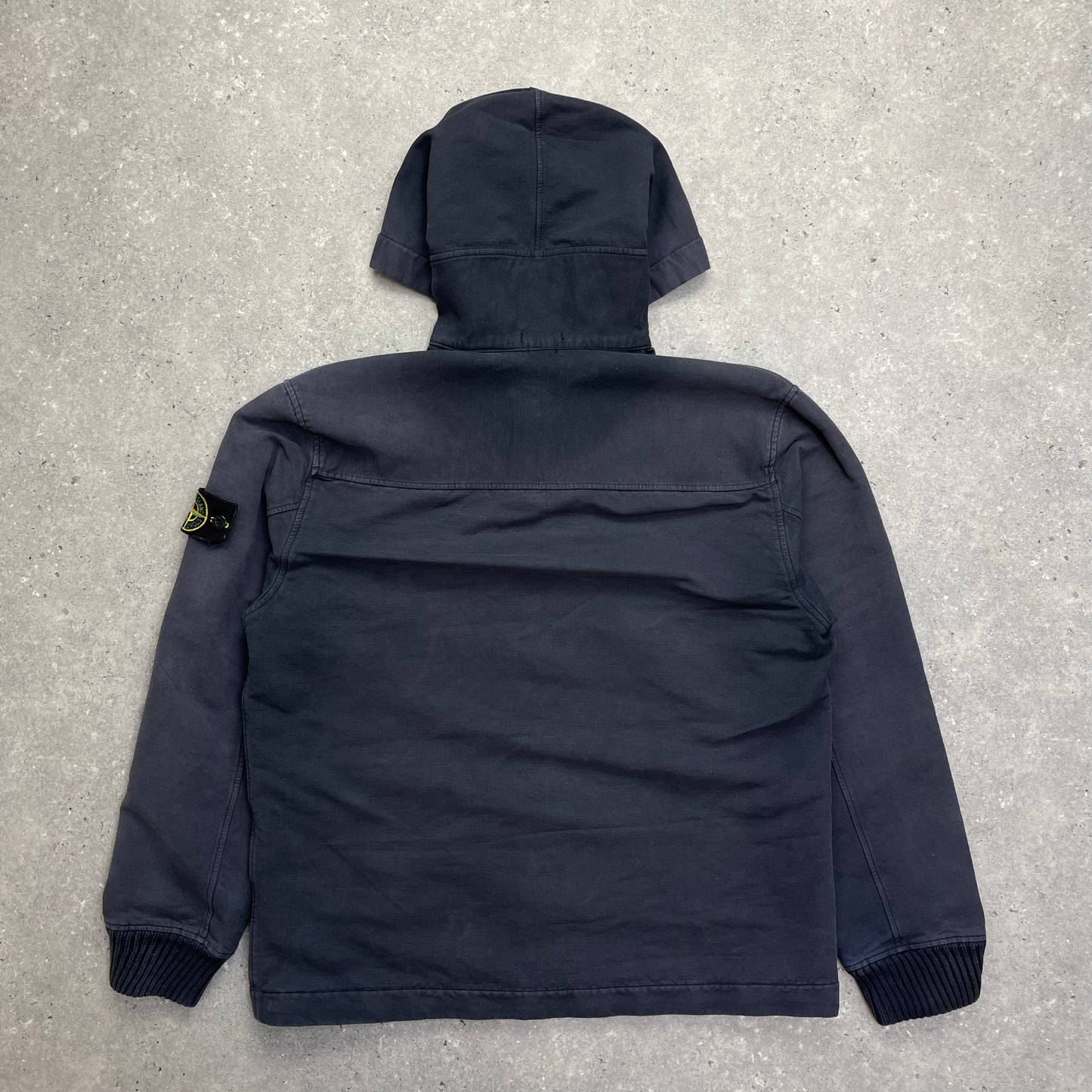 Stone Island Grey Hooded Cardigan Jacket AW04