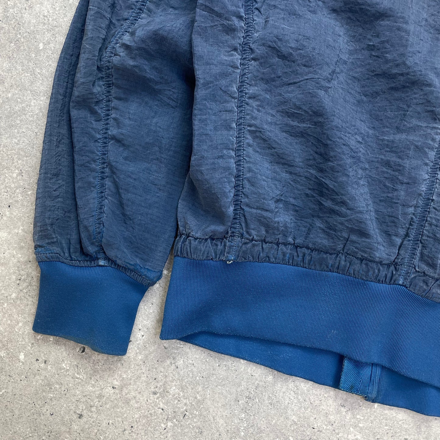 Stone Island Blue Screen Carbon Silk Bomber Jacket SS10