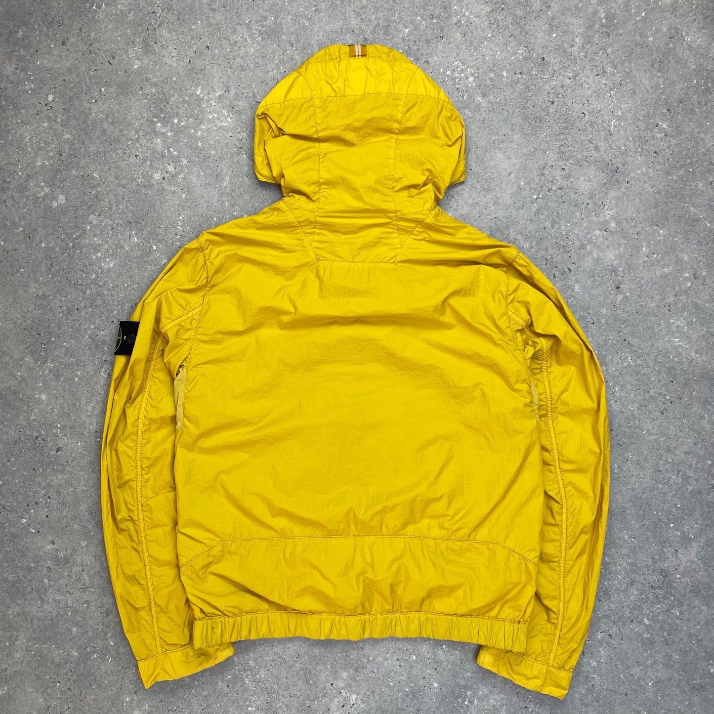 Stone Island Yellow Membrana TC Lightweight Hooded Jacket SS13